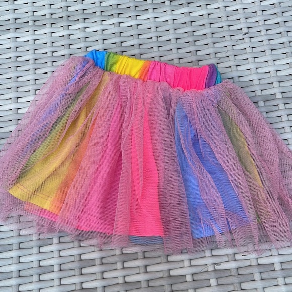EUC- 🌈 GIRLS Rainbow Tutu Skirt Size 18M - Picture 1 of 7